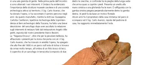 Un dono per il Museo di Casole d’Elsa: la “ragazza etrusca”
