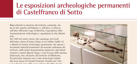 Le esposizioni archeologiche permanenti di Castelfranco di Sotto
